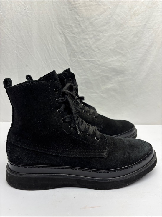 Aquatalia Black Suede Chukka Boots - Lace-Up Ankle, SZ 9.5